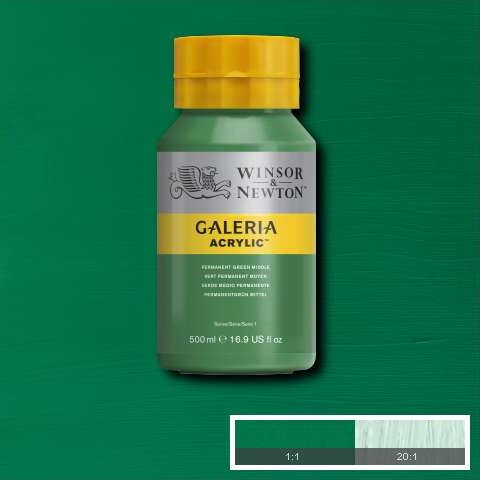 Winsor Newton - Akrylmaling - Medium Grøn 500 Ml