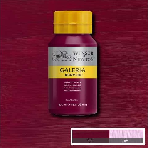 Winsor Newton - Akrylmaling - Magenta 500 Ml
