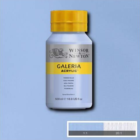Winsor Newton - Akrylmaling - Powder Blue 500 Ml