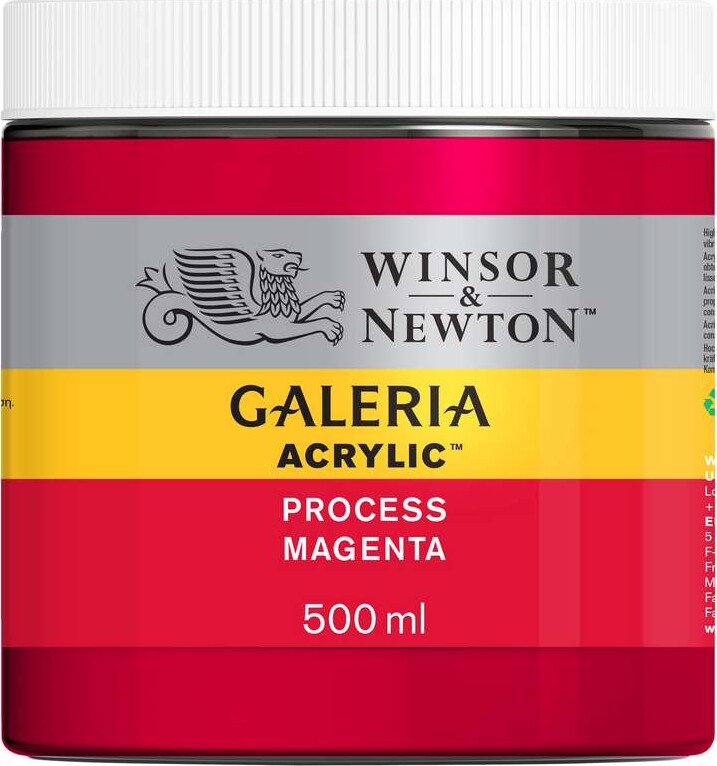 Winsor Newton - Akrylmaling - Process Magenta 500 Ml