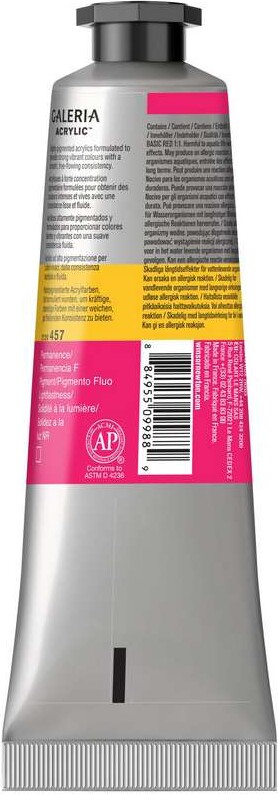 Galeria Acrylic 60Ml Fluorescent Pink - 2120457 - Winsor Newton