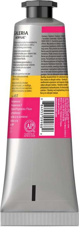 Galeria Acrylic 60Ml Fluorescent Pink - 2120457 - Winsor Newton