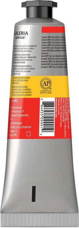 Galeria Acrylic 60Ml Fluorescent Red - 2120462 - Winsor Newton