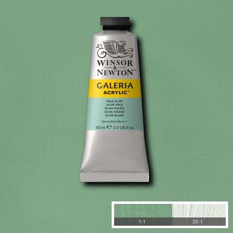 Winsor Newton - Galeria Akrylmaling - Bleg Oliven 60 Ml