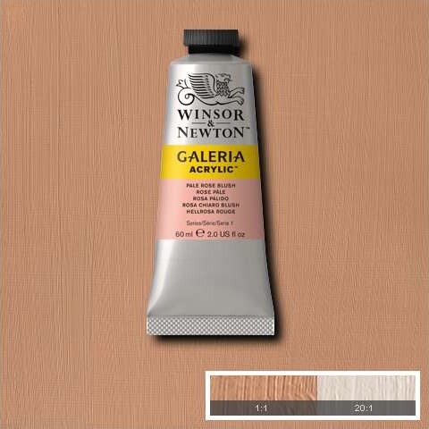 Winsor Newton - Galeria Akrylmaling - Bleg Rosa Rødme 60 Ml