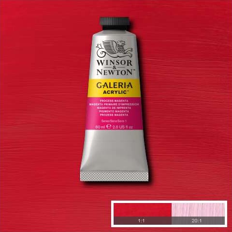 Winsor Newton - Galeria Akrylmaling - Process Magenta 60 Ml