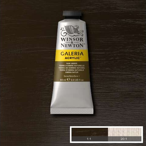 Winsor Newton - Galeria Acrylic - 60 Ml - Raw Umber 554