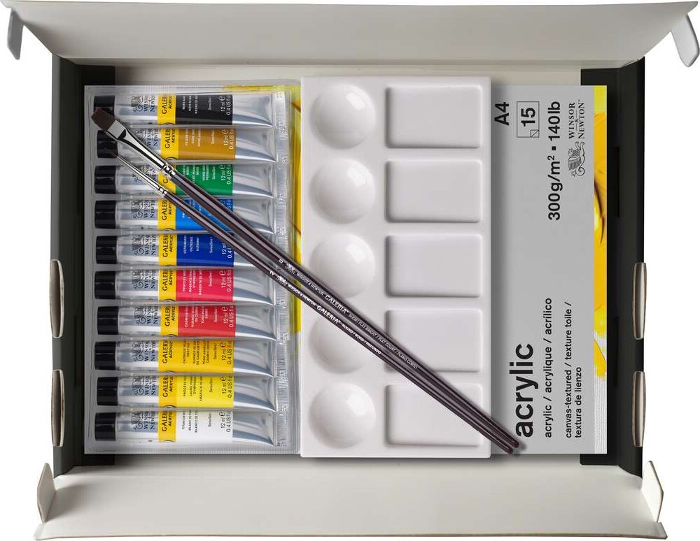 Winsor Newton - Akrylmaling - Galeria Acrylic Essentials - 14 Dele