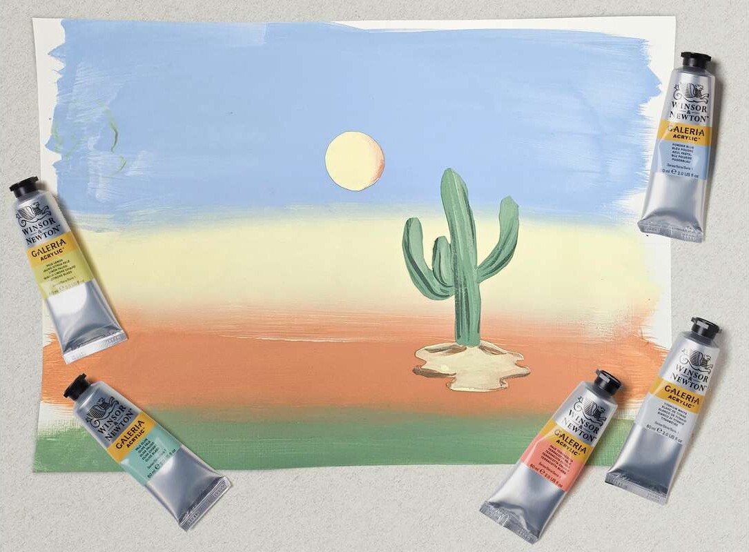 Winsor Newton - Galeria Acrylic - Pastel Set - 5X60 Ml