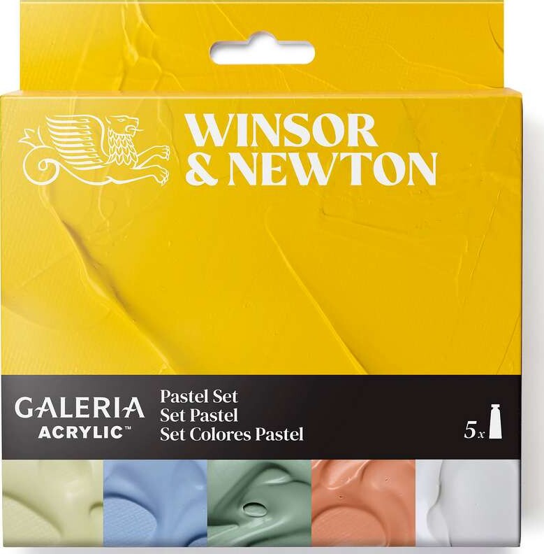 Winsor Newton - Galeria Acrylic - Pastel Set - 5X60 Ml