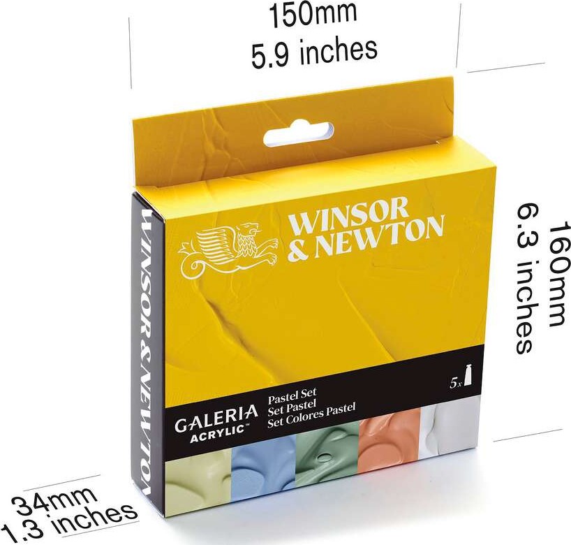Winsor Newton - Galeria Acrylic - Pastel Set - 5X60 Ml