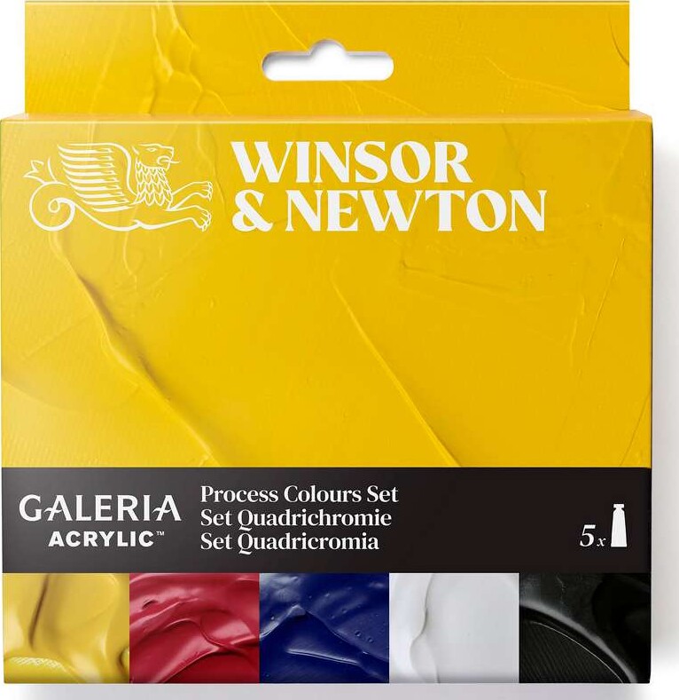 Winsor Newton - Galeria Acrylic - Process Set - 5X60 Ml