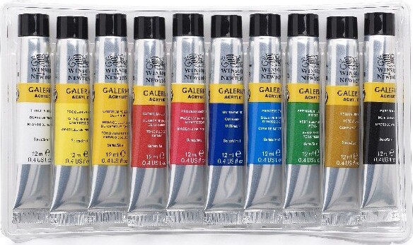 Winsor Newton - Galeria Akrylmaling Sæt - 10X12 Ml