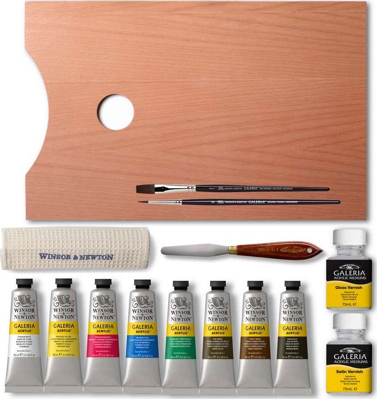 Winsor Newton - Akrylmaling - Galeria Acrylic Essentials - 15 Dele