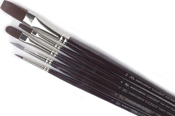 Winsor Newton - Galeria Brush Long Handle - Malerpensler 5 Stk