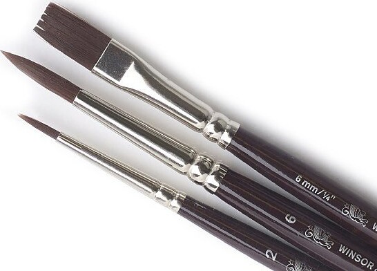 Winsor Newton - Galeria Brush Short Handle - Malerpensler 3 Stk