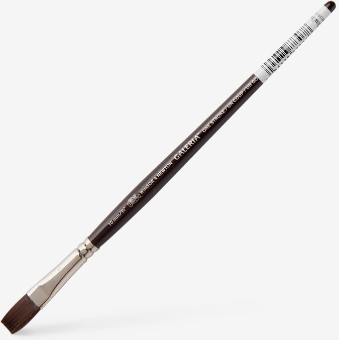 Winsor Newton - Galeria Akryl Pensel - Kort - One Stroke - 10 Mm