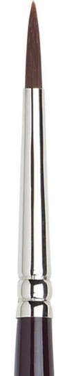 Winsor Newton - Galeria Akryl Pensel - Rund - Kort Skaft - Str 4