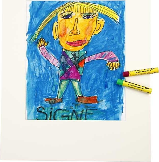 Akvarelkridt Sæt - 24 Stk