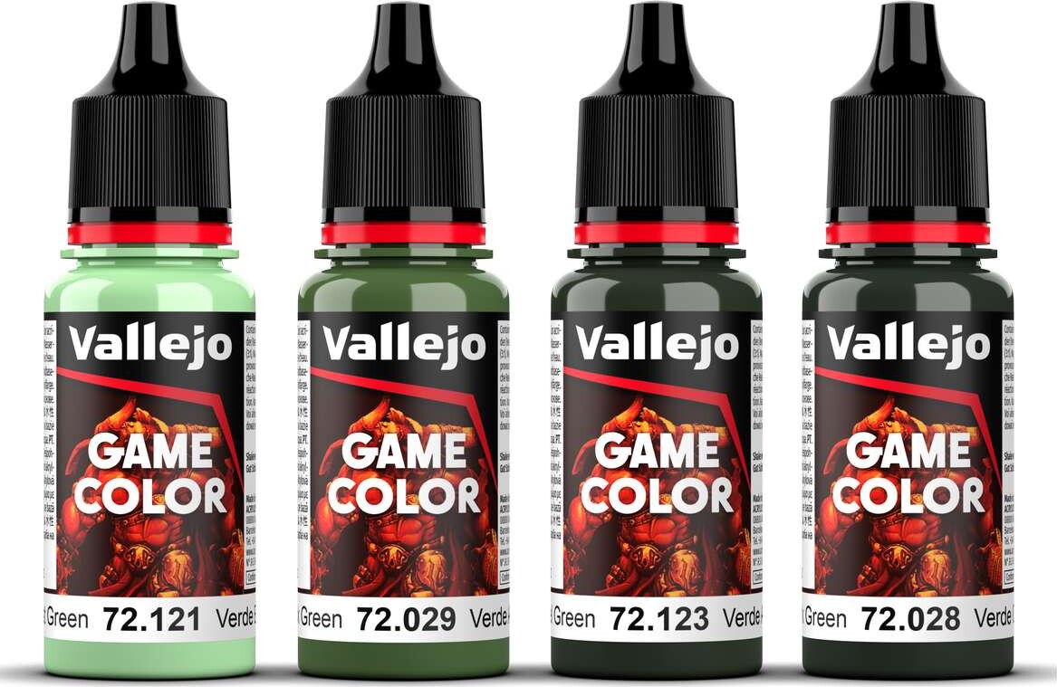 Vallejo - Game Color - Green Color Set - 4X18 Ml