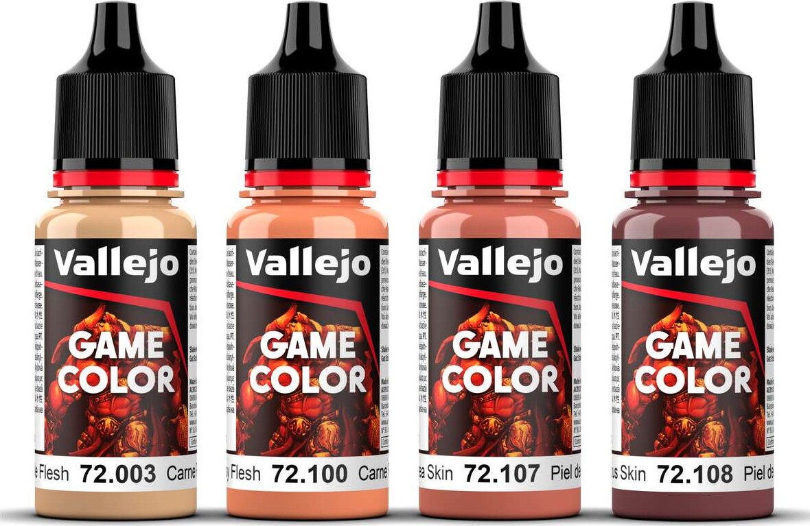 Vallejo - Game Color - Pale Skin Set - 4X18 Ml