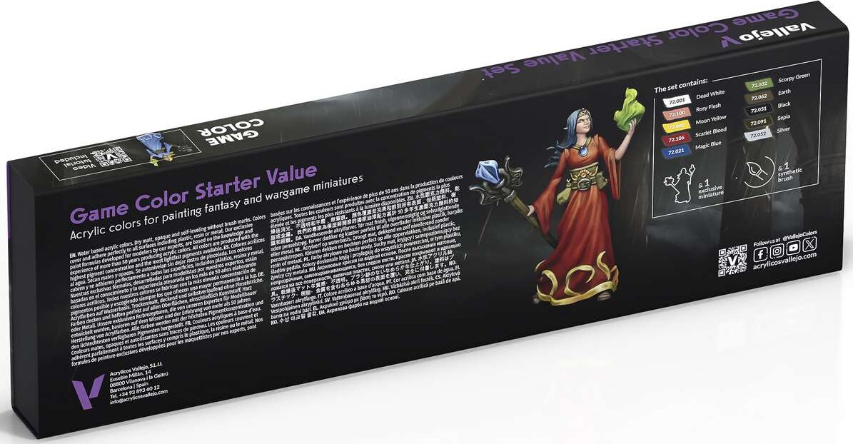 Game Color Starter Value Set 10X18Ml - 72215 - Vallejo