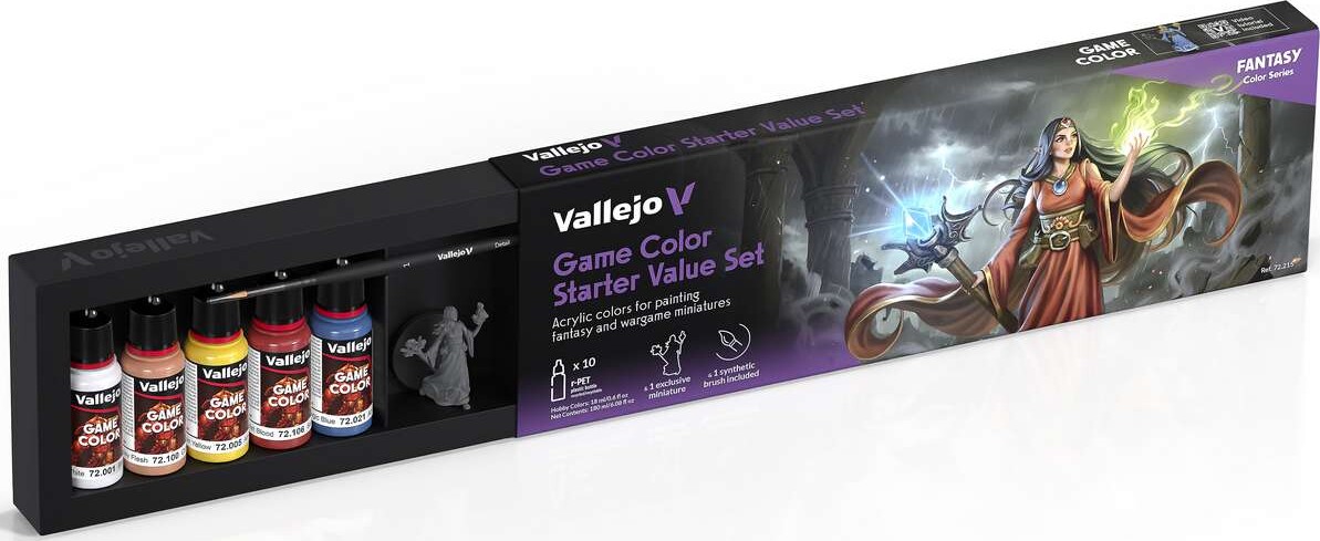 Game Color Starter Value Set 10X18Ml - 72215 - Vallejo