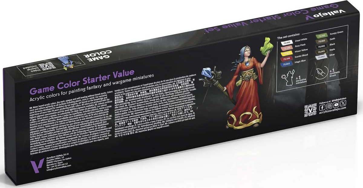 Game Color Starter Value Set 10X18Ml - 72215 - Vallejo