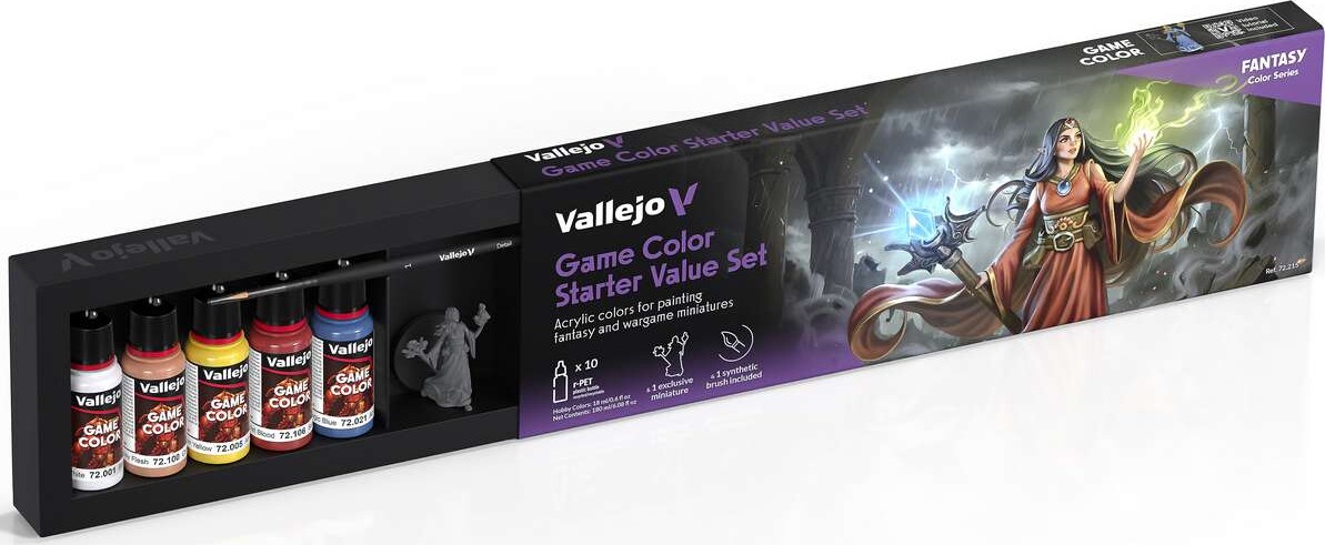 Game Color Starter Value Set 10X18Ml - 72215 - Vallejo