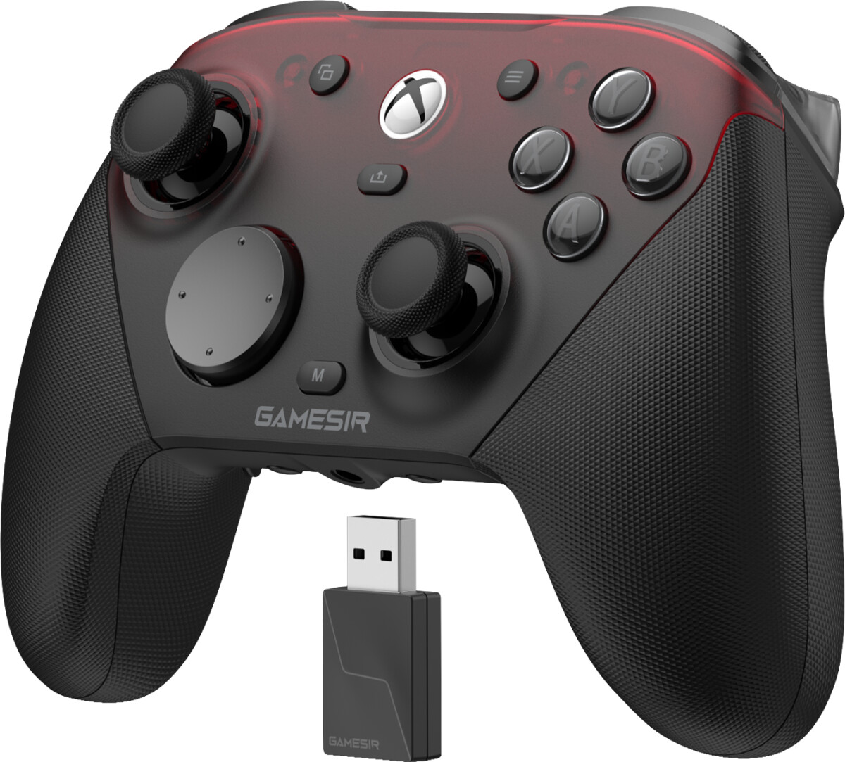 Gamesir - G7 Pro Multiplatform Gamepad - Shadow Ember - Black