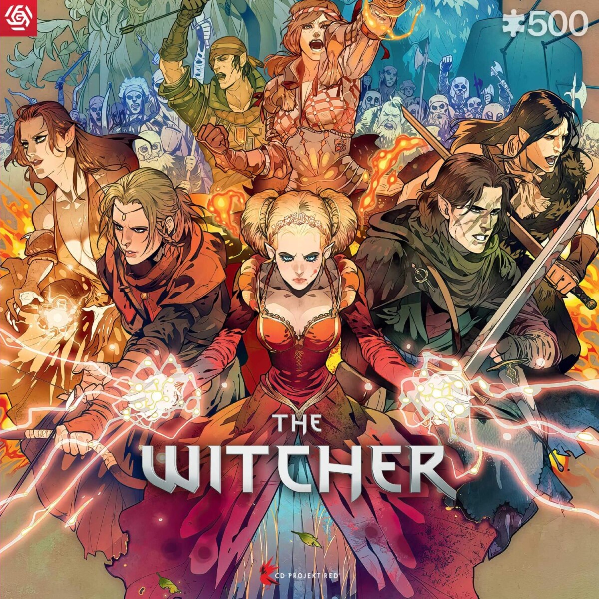 Good Loot Puzzle - The Witcher Scoia Tael Puslespil - 500 Brikker