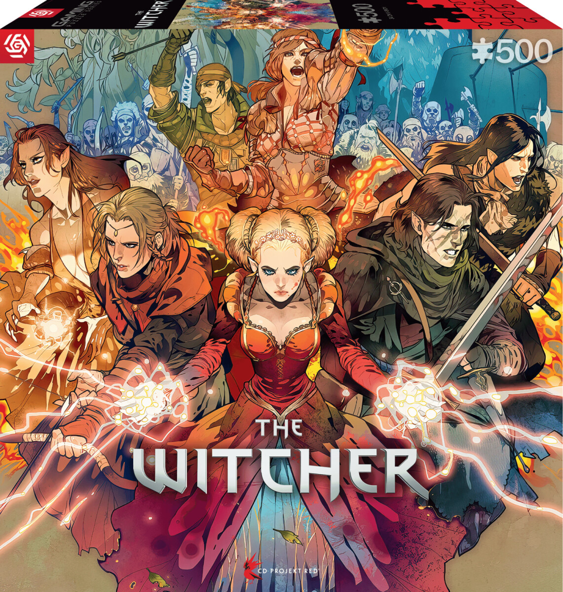 Good Loot Puzzle - The Witcher Scoia Tael Puslespil - 500 Brikker