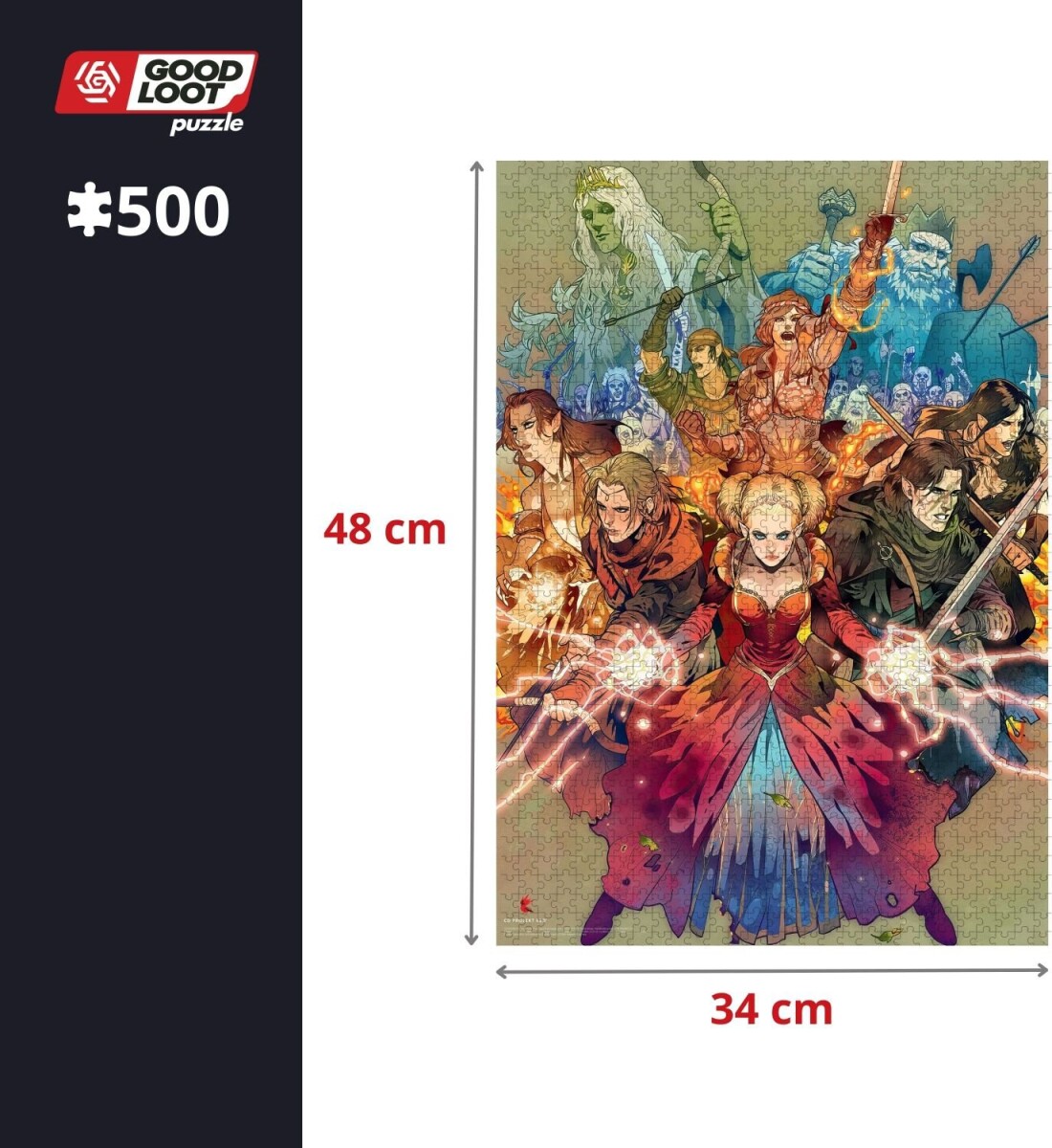 Good Loot Puzzle - The Witcher Scoia Tael Puslespil - 500 Brikker