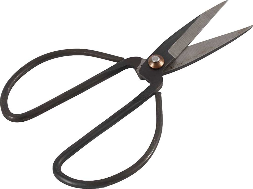 Gammeldags Saks - L 15 Cm - Højre Venstre - B 8 Cm