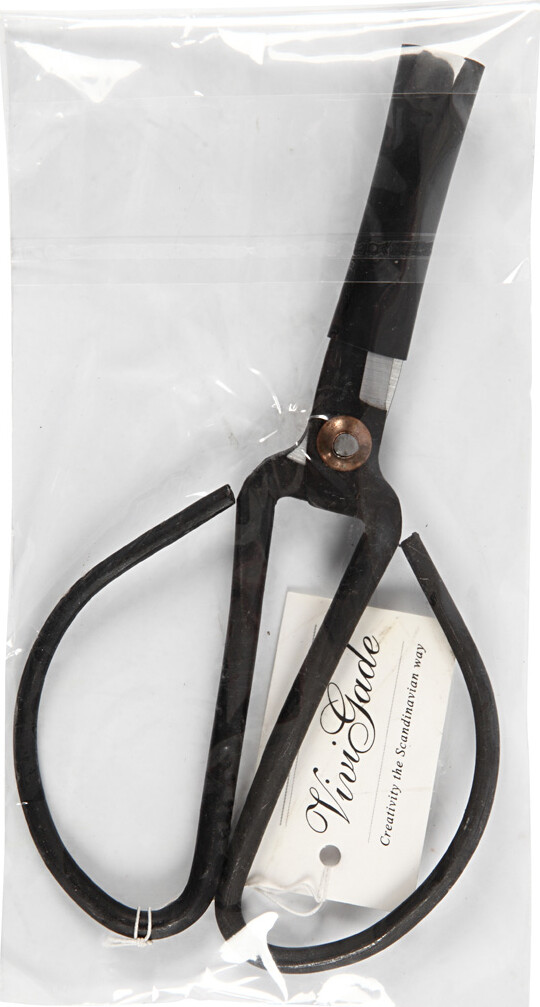 Gammeldags Saks - L 15 Cm - Højre Venstre - B 8 Cm