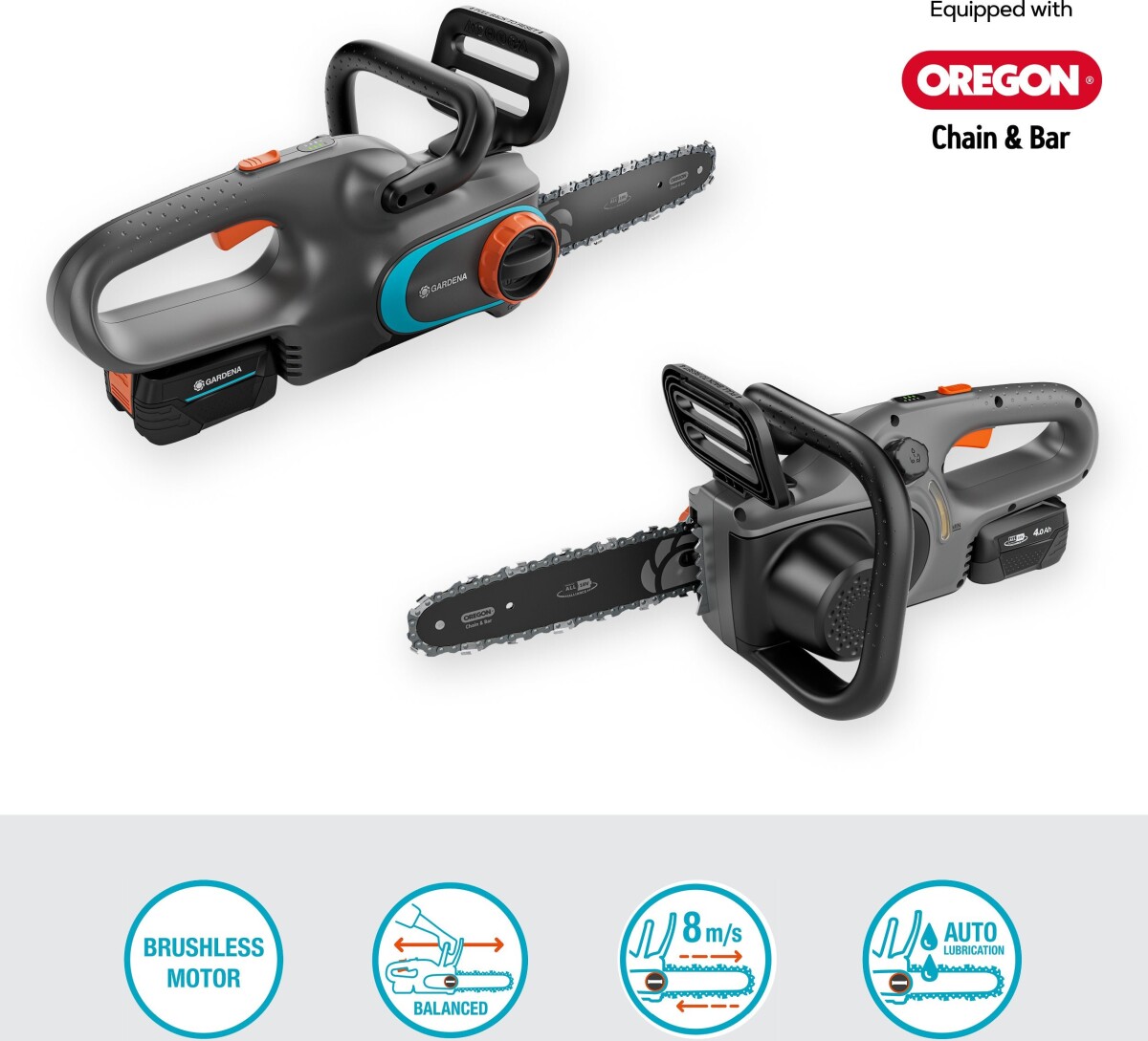 Gardena - Motorsav På Batteri - Powersaw 25018V