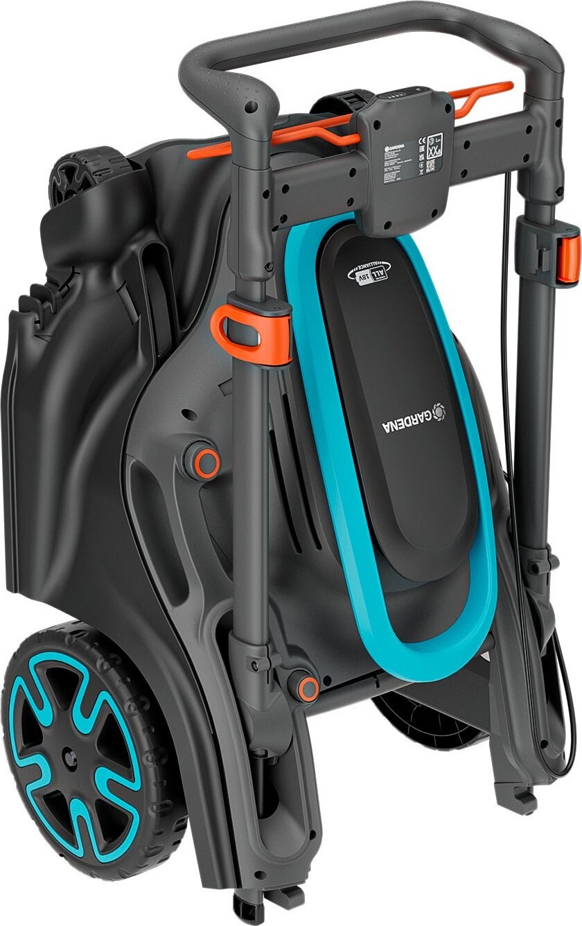 Gardena Plæneklipper - Powermax Duo 4636V 4Ah - Batteridrevet