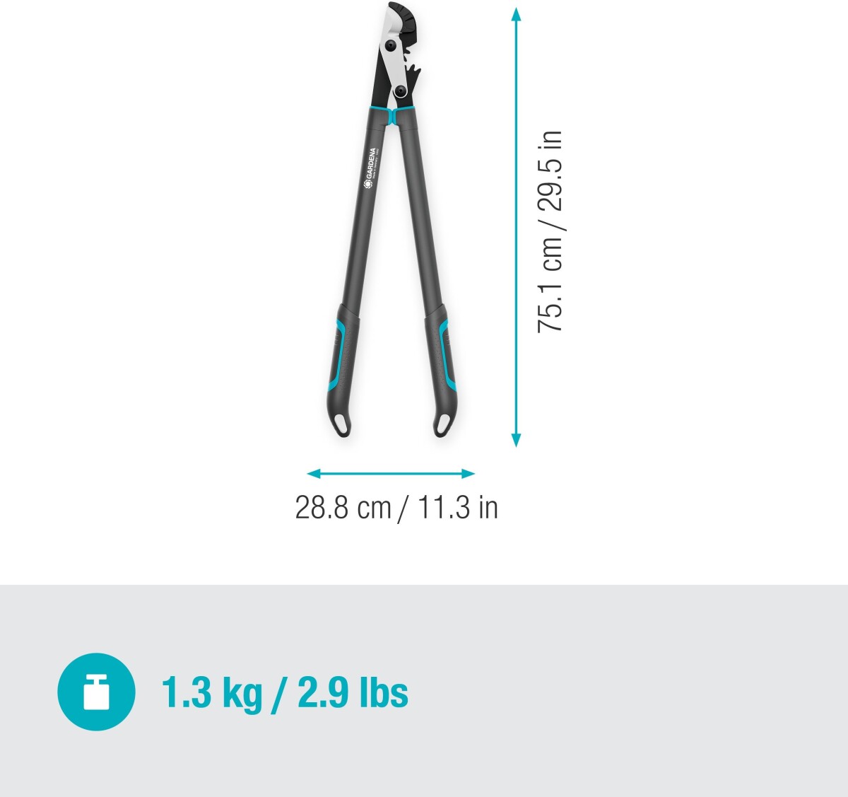Gardena - Energycut Pro L Grensaks - 75 Cm