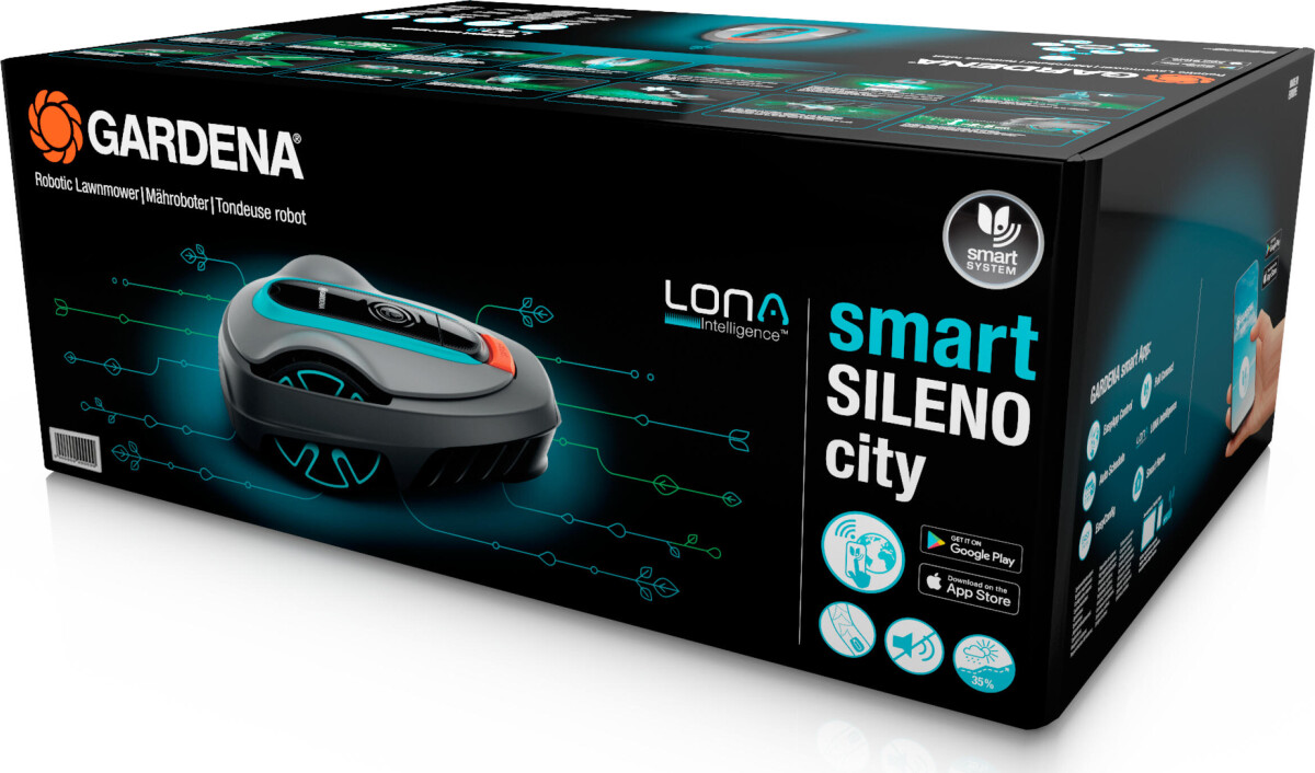Gardena - Sileno City 600 Smart Lona - Robotplæneklipper - 19603-64