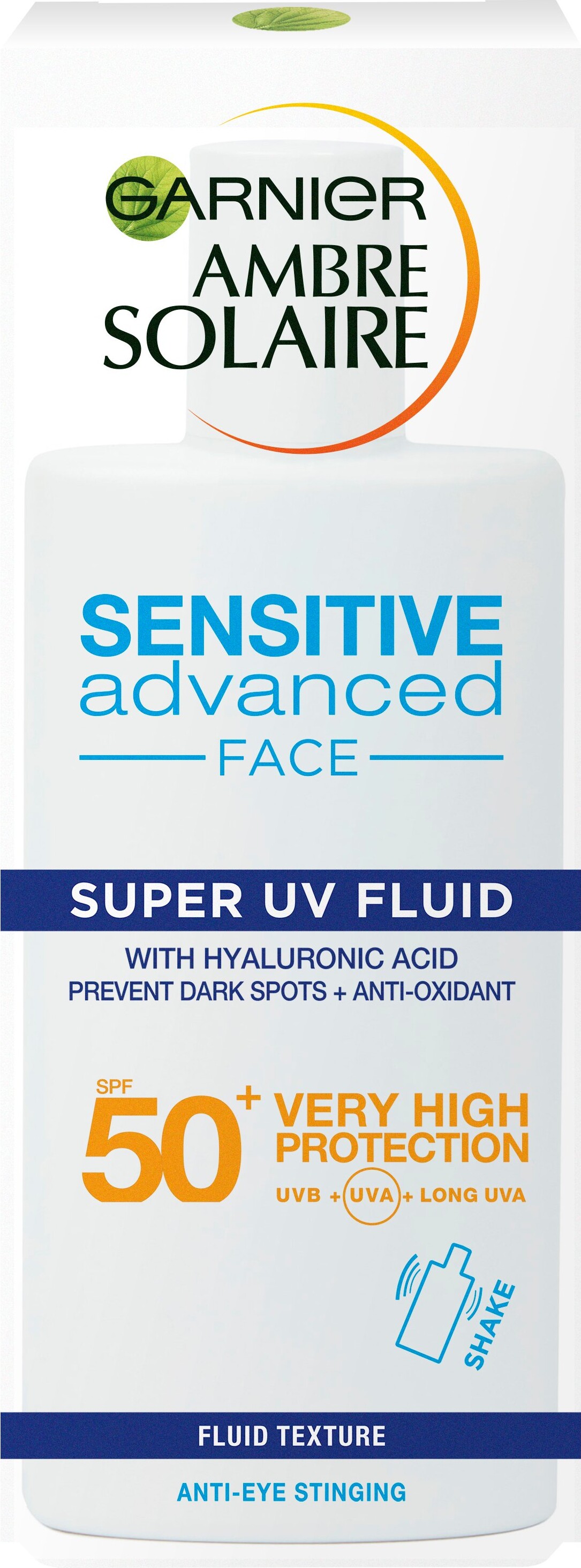 Garnier - Solaire Ambre Sensitive Advanced Face Spf50 40 Ml