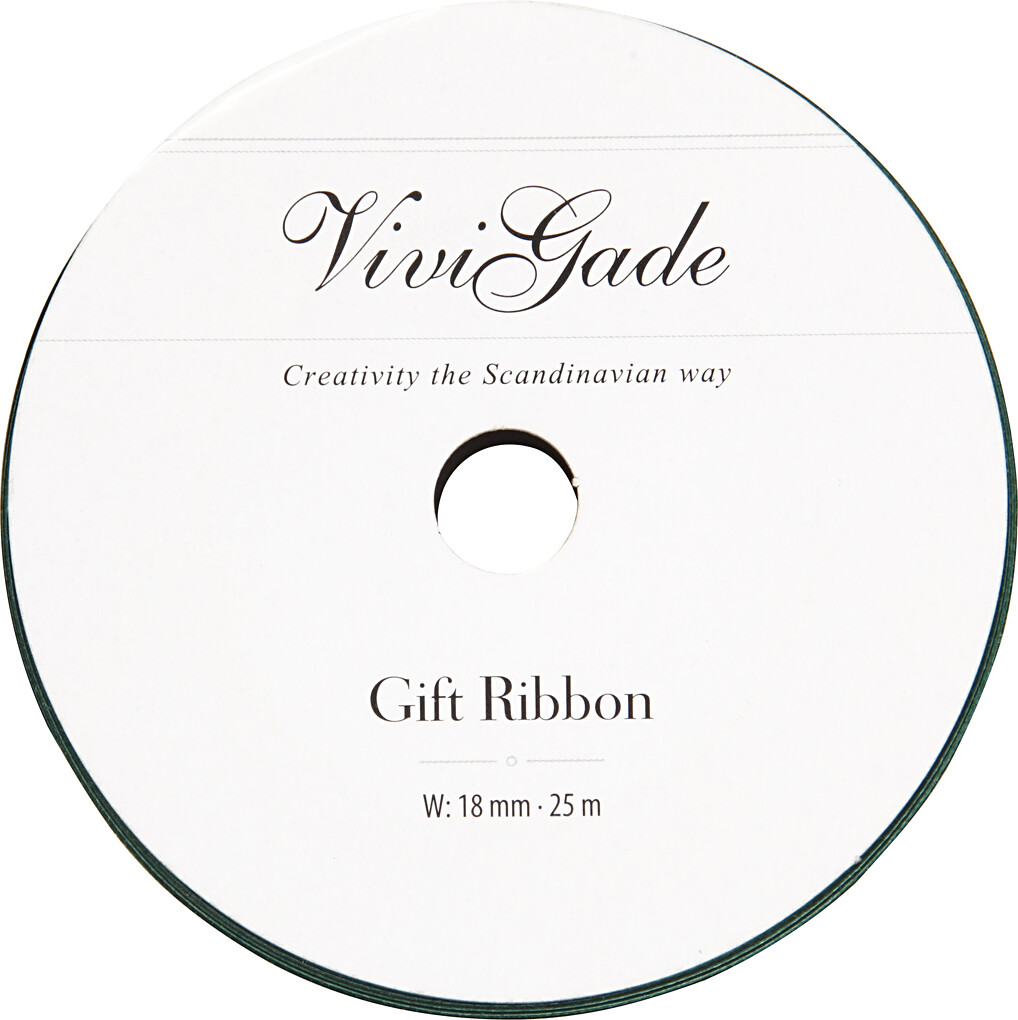 Gavebånd - Grøn - B 18 Mm - Mat - 25 M