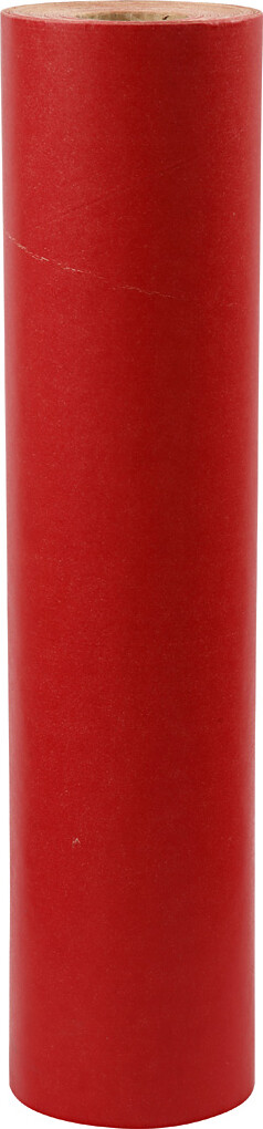Gavepapir - Rød Ensfarvet - B 50 Cm - 60 G - 100 M