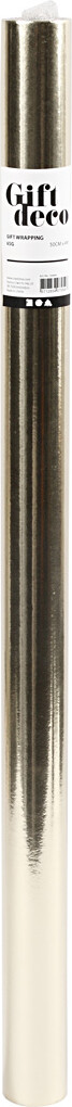 Gavepapir - Guld Ensfarvet - B 50 Cm - 65 G - 4 M