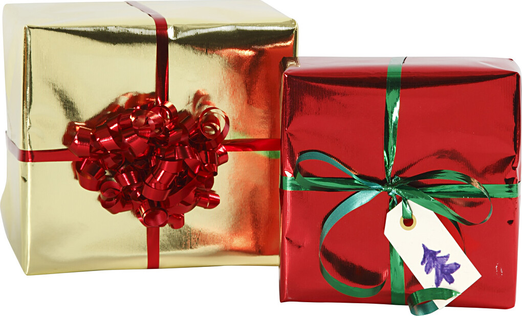 Gavepapir - Rød Ensfarvet - B 50 Cm - 65 G - 100 M