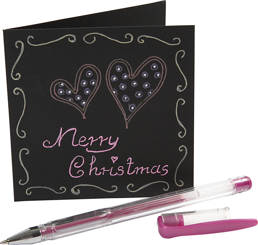 Gel Kuglepen - Tykkelse 0 8 Mm - Assorterede Farver - 10 Assorterede