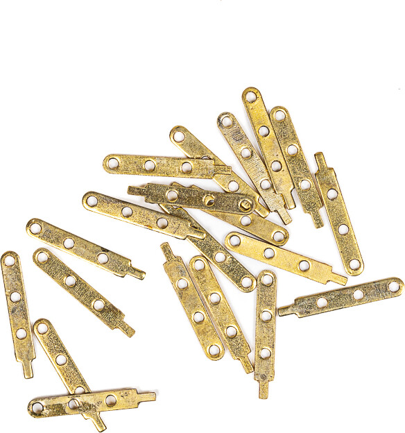 Gelænderstøtte 14Mm 3H 20- Brass Messing - 04-Bf-0145 - Billing Boats