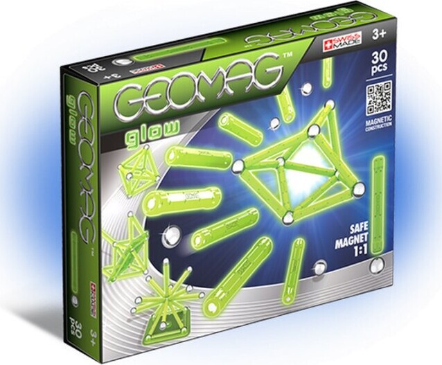 Geomag Glow Panels - 30 Dele