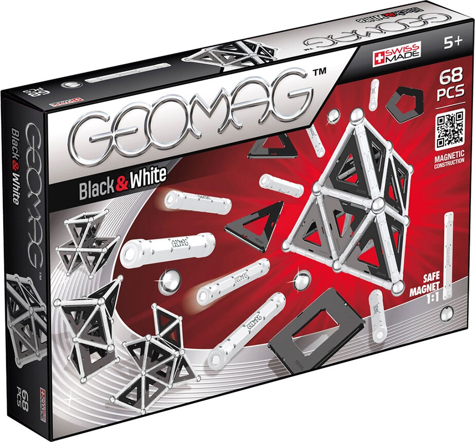 Geomag - Sort Og Hvid - 68 Stk