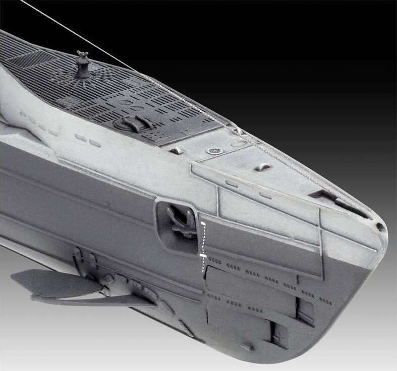 Revell - German Submarine Type Ix C40 U190 - 1 144 - Level 4 - 05167