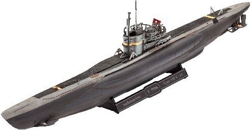 Revell - German Submarine Type Vii C41 Ubåd Byggesæt - 1 350 - Level 4 -